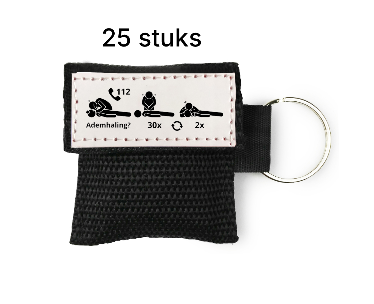 25x Kiss of Life - Stappen - Zwart